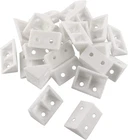 Jcbiz 24PCS 20X32MM White Shape Bracket Plastic Furniture Corner Brace Joint New. Price: $14.95.