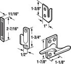 Prime-line 171857-W White Die-cast Zinc Casement Lock 3.5 X 1.9 In. New. Price: $11.07.