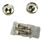 Qogrisun 2-PACK Brass Crystal Cabinet Knobs Glass Bathroom Kitchen Modern Trend Open. Price: $8.88.