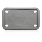 Fkewp Motorcycle Silicone License Plate Frames, 7.6 4.6 Inches, Gray New. Price: $14.24.