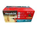 New Box Of 50 Fastenmaster Headlok Structural Wood Screws 2-7/8" 3/16". Price: $27.99.