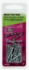 Hillman Metal Trim Nails 1-1/4" Zinc-plated Annular Ring Shank Flat Head 122536 New. Price: $7.99.