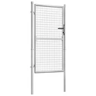 Garden Gate Fence Wall Privacy Screen Galvanized Steel Silver Vidaxl New. Price: $157.99.