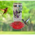 BEST-1 Glass Hummingbird Feeder Black Chinned Design Oz BEST32BC Made Usa New. Price: $29.95.