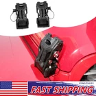 Black Stainless Steel Hood Catch Latch Kit For Jeep Wrangler Jl 2018-2024 2/4DR New. Price: $22.09.