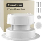 Safoner Aluminum Rv Roof Sewer Plumbing Vent Cap Kit- Metal Replacement For Plas New. Price: $28.25.