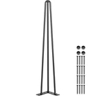 Hairpin Table Legs 26" Black Set Of 4 Desk 880LBS Load Capacity (each 220L New. Price: $33.66.