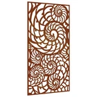 Wall Art Outdoor Patio Metal Decoration Corten Steel Shell Design Vidaxl New. Price: $90.99.