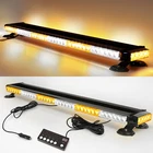 80LED Strobe Light Bar Emergency Beacon Rooftop Warning Flashing Amber White 37" New. Price: $84.58.