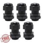Airtak 5PK 1/2" Npt Cable Glands Black 6-12MM Wire New. Price: $20.00.