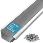 48 Ft. (nominal) Contractor Grade Stainless Steel Micro-mesh Gutter Guard Kit New. Price: $230.91.