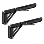 Sumnacon Sturdy Folding Shelf Brackets - Heavy Duty Metal Triangle Table Bench New. Price: $18.79.