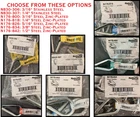 Choose Size Of Multi-pack National Hardware Rope Thimbles 3/16" 1/2" New. Price: $32.99.