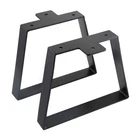 Alxeh 8 Inch Trapezoid Table Legs Black Diy Furniture Metal For Coffee New. Price: $47.11.