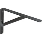 Knape & Vogt 208BLK300 Shelf L-bracket, 12 In Steel, Black New. Price: $21.82.