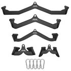 Vevor Lat Pulldown Attachments 5 Set Cable Machine Tricep Rowing Bar New. Price: $124.99.