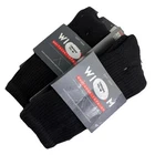 Lot Of 2 Pairs - Wigwam Sport King Cotton Crew Sock Black Size Md New. Price: $14.00.