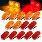Partsam 14X Trailer Rv Marker Led Light Double Bullseye 10 Diodes Clearance New. Price: $42.34.