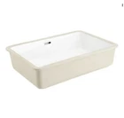 Signature Hardware Destin Rectangular 21 Porcelain Undercount Bathroom Sink New. Price: $180.00.