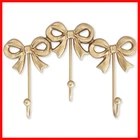 Bitalye Small Bow Wall Hookgold Mounted Functional Hooksantique Cast New. Price: $31.33.