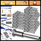 100 Pack Invisible Cable Railing Kit - T316 Stainless Steel 1/8" Swage Tensioner New. Price: $159.99.