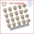 Piutouyar Dresser Knobs, 20 Pcs Mini Unfinished Wooden Cabinet Vintag New. Price: $9.16.