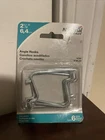 National N180-299 Angled Multifit 2-1/2" Pegboard Hooks Zinc Plated Steel 6 Pcs New. Price: $6.99.