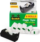 Scotch Magic Tape Desktop Dispenser With Bonus Value 6 Rolls Of Invisible New. Price: $15.88.