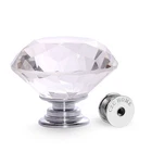 Czc Home 25 Pcs Diamond Crystal Glass Pull Handle Cabinet 40 Mm, Transparent New. Price: $40.02.