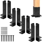 Yesland 8 Pcs Adjustable Deck Post Anchor Base Brackets Fit 1.5X1.5, 2X2, 2X4... New. Price: $40.38.