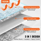 Vevor Double Reflective Insulation Roll, Foam Core Radiant Barrier, 3.2 Mm 48 New. Price: $38.78.