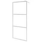 Walk-in Shower Enclosure Bathroom Wall Panel Glass With Half Frosted Vidaxl New. Price: $319.99.
