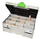 Festool #498204 Beechwood Domino Xl Assortment Systainer T-loc Box (263 Pc) Used. Price: $182.56.