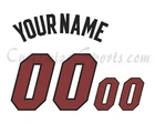 Basketball Miami Heat Customized Number Kit 1999-2009 Home Uniform New. Price: $39.99.