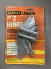 Stanley U-install #2 Hinge Model No. 720-0006 Garage Door Replacement New Sealed. Price: $11.99.