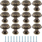 12 Pcs Vintage Mini Jewelry Box Knobs, Bronze Flower Pattern Cabinet Retr New. Price: $16.99.