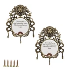 Animal Decoration Zinc Alloy Wall Retro Double Hooks, 2-PCS Creative Id... New. Price: $21.95.