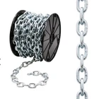 Everbilt 2/0 X 50 Ft. Zinc Plated Steel Passing Link Chain Spool 806460 #2 New. Price: $35.00.