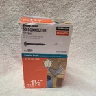Simpson Strong-tie SD9112R500 Strong-drive Connector Screw X 1-1/2 In. New. Price: $69.99.
