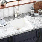 Signature Hardware Totten 17" Drop / Undermount Granite Composite Prep Sink New. Price: $190.99.
