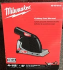 Milwaukee Tool 49-40-6110 Cutting Dust Shroud 1/2" 5" Nib New. Price: $70.00.