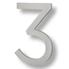 Sure-loc HNF6-3 Inch Tall Aluminum Floating House Number New. Price: $35.26.
