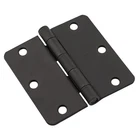 National Hardware V512RC Series N830-431 Door Hinge, 1/4 Corner Radius, Black New. Price: $12.49.