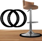 Pack Black Silicone Chair Leg Protectors Fits 14.5-16.5" Bar Stools No Scratch New. Price: $48.58.