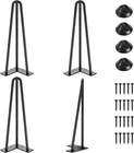Smartstandard Hairpin Table Legs 14 Inch, 1/2'' Diameter 3 Rods, Metal Home New. Price: $41.28.