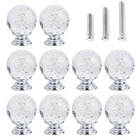 Ieik 10 Pcs Crystal Cabinet Knobs Round Glass Bubbles Smooth Clear New. Price: $18.98.