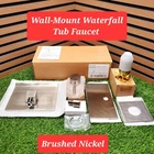 Lavelle Signature Hardware Wall-mount Waterfall Tub Faucet BYA-2101-BN (read) Used. Price: $60.00.