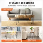 19" Hairpin Furniture Legs, Metal Home Diy Projects For Nightstand, Coffee Table New. Price: $35.93.
