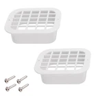 Vyh 3" X 4" Rain Gutter Downspout Drop Outlet With Filter, For K Style White New. Price: $14.10.