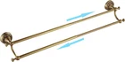 Leyden Brass Double Towel Bar,adjustable Rack Holder Antique New. Price: $59.70.
